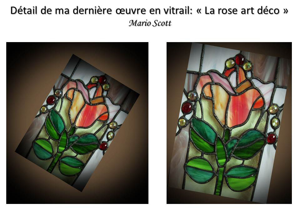 Ma rose art déco